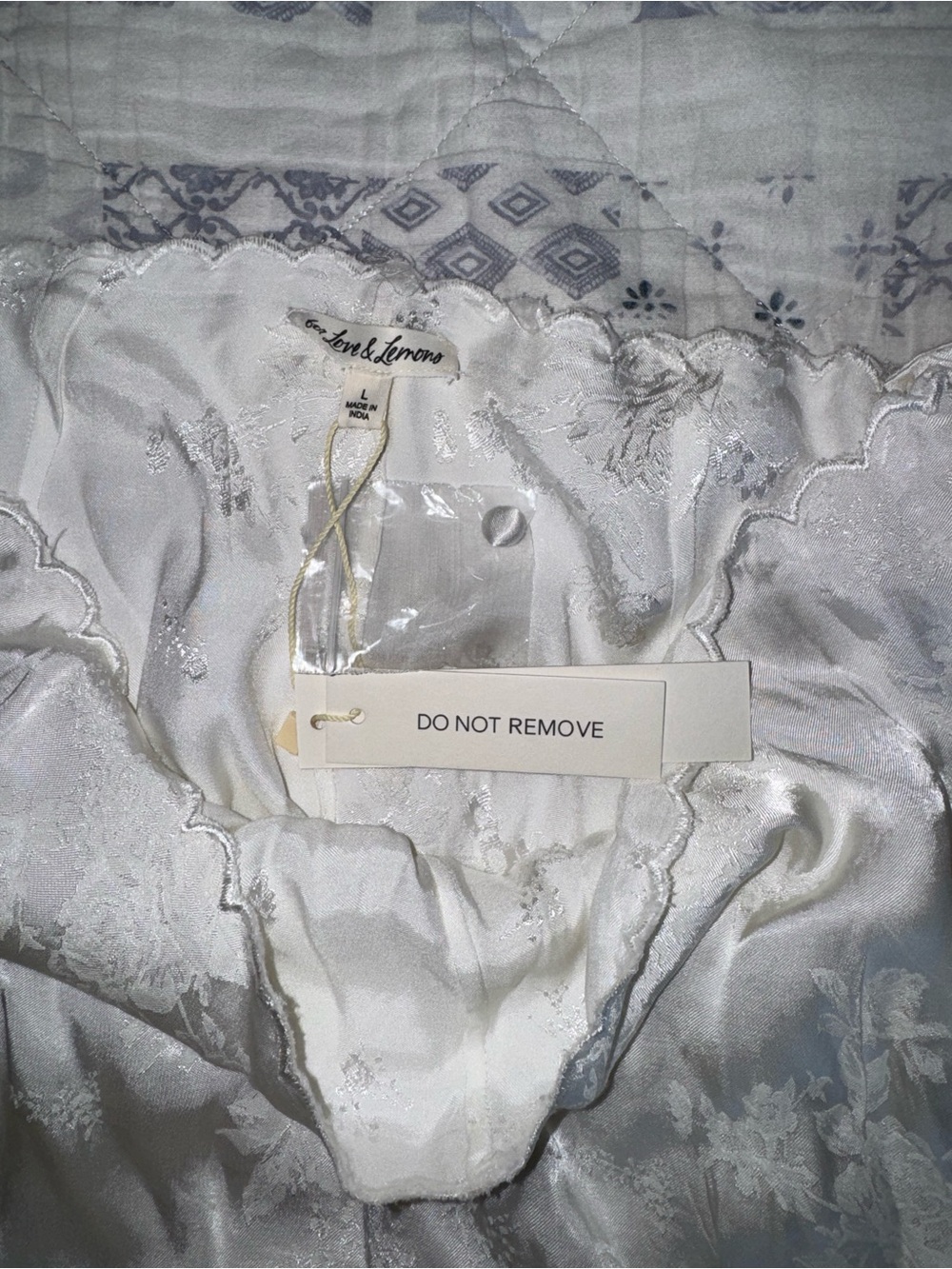 For Love and Lemons | Locked Hearts Skort | Ivory | Large | NWT - Picture 4 of 4